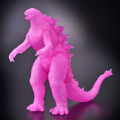Movie Monster Series (Godzilla x Kong) Evolved Godzilla Clear Lame Pink Figure-image