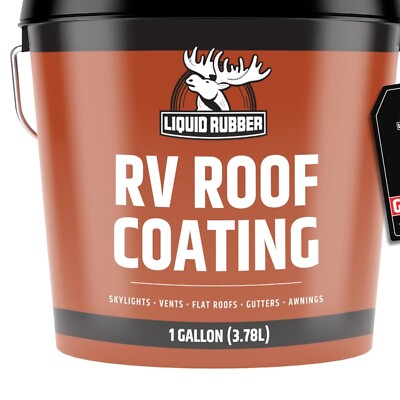 Professional RV Roof Sealant - Solar Reflective Waterproof Membrane, 1 Gallon-image