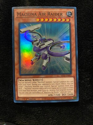 Machina Air Raider NM SR10 (#2) 1st Structure Deck: Mechanized Madness Yugioh-image