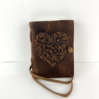 Moonster Leather Bound Journal Sketchbook 5 x 7-image