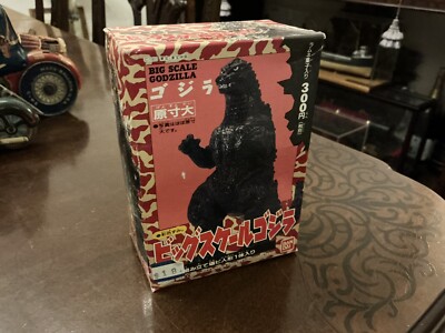 BANDAI BIG SCALE GODZILLA TOY, 1993, NEW IN BOX. EXCELLENT UNBUILT AND COMPLETE-image