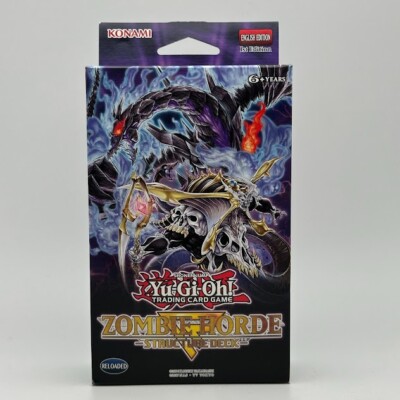 Yugioh TCG Zombie Horde Structure Deck 1st Edition Factory Sealed-image