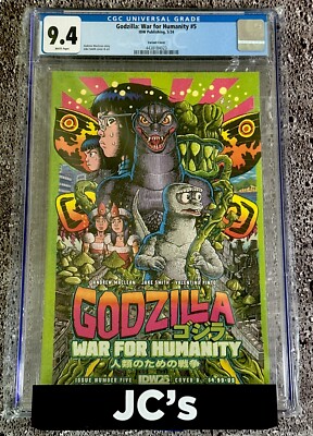 GODZILLA WAR FOR HUMANITY #5 CGC 9.4 CVR-B JAKE SMITH VARIANT 2024-image