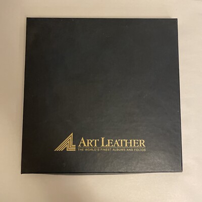 Art Leather World's Finest Albums Folios White With 3 Photo Slots 10” X 10”-image