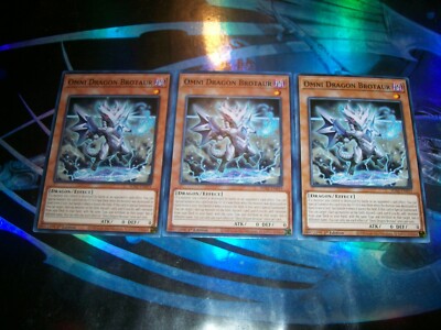 3x Omni Dragon Brotaur 1st Edition Common SDAZ-EN019 Yu-Gi-Oh!-image