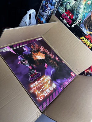 Godzilla vs. Evangelion Toho 30cm Eva Unit 01 Burning G Awakening Form Figure JP-image