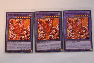 YuGiOh - 3x Albion the Branded Dragon SDAZ-EN046-image