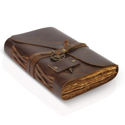 Wanderings Vintage Leather Journal - 7