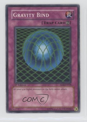 2005 Yu-Gi-Oh! Fury From the Deep Structure Deck 1st Edition Gravity Bind 0h3w-image