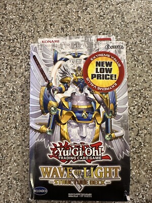 YUGIOH 1ST ED WAVE OF LIGHT STRUCTURE DECK FACTORY SEALED NEW-image