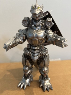 bandai Mecha Godzilla figure 6” Soft Vinyl 4pts Articulation New With Tags Sofvi-image