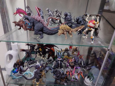 Godzilla & Shin Ultraman Figure Lot HG Gekizou Series Bandai Monster Set-image