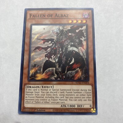 Yugioh Fallen Of Albaz Sdaz-en004 Albaz Strike Structure Deck 1st Edition common-image