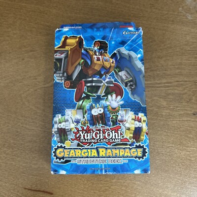 YUGIOH 1ST ED GEARGIA RAMPAGE STRUCTURE DECK FACTORY SEALED NEW-image
