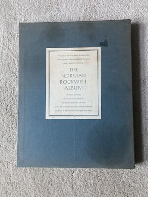 The Norman Rockwell Album. Doubleday 1961. 1st Edition in Slipcase.-image