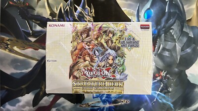 Yugioh 1st Edition Spirit Charmers Structure Deck Display Box FACTORY SEALED-image