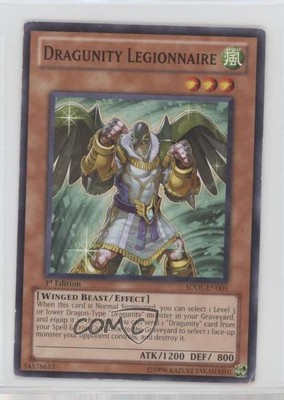 2011 Yu-Gi-Oh! Legion Structure Deck 1st Edition Dragunity Legionnaire nh3-image