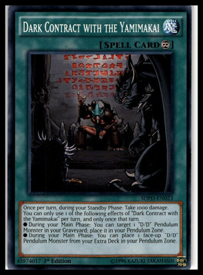Structure Deck: Pendulum Domination #SDPD-EN023 Dark Contract with the Yamimakai-image