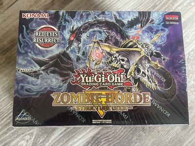 Sealed Yugioh Zombie Horde Structure Deck display Full Free Shipping-image