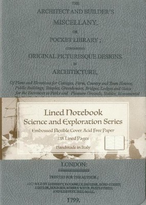 Architect and Builders: Dark Grey Lined Journal (Leather Bound) (UK IMPORT)-image