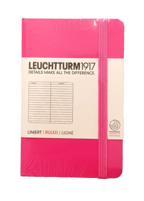 NEW-Fine Designed Great Price Journal Pink Ruled Mini Size Hardcover Gift Diary-image