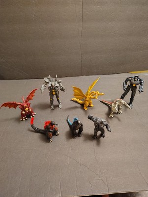Godzilla Action Figure Lot!!  2  Or 3 Inch Tall.-image