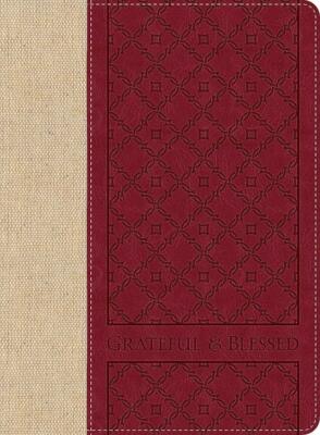 Grateful & Blessed (Journal) by Ellie Claire - Leatherbound - Retail $16.99-image