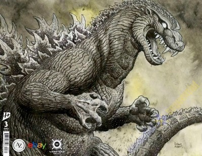 GODZILLA MONSTERPIECE THEATER #3 • 2025 MEGACON ARTHUR ADAMS EXCLUSIVE • SEALED-image