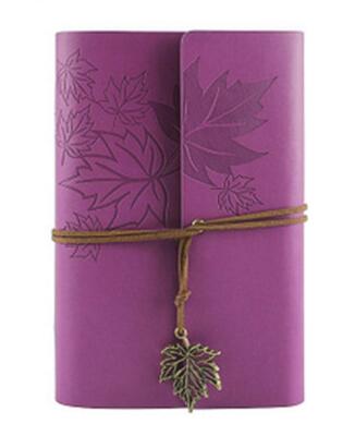 Leather Writing Journal Notebook 7 Inches Classic Spiral Bound Notebook Refil...-image