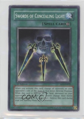 Swords of Concealing Light 1st Ed. YuGiOh Warrior's Triumph Structure Deck 09ud-image