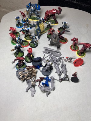 Micro Action Figure Lot Mixed Halo Godzilla And More B16-image