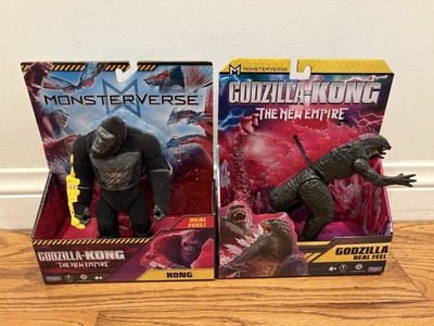 2025 Godzilla x Kong The New Empire KONG & GODZILLA REAL FEEL *Lot Of 2* NEW-image