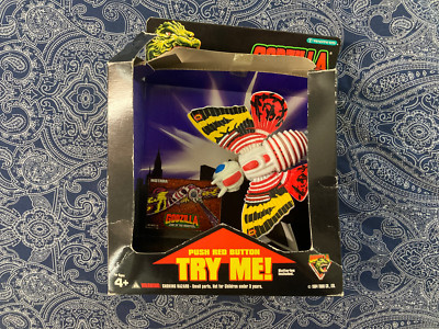 MOTHRA GODZILLA ELECTRONIC ACTION FIGURE 1994 TRENDMASTERS      IN ORIGINAL BOX-image