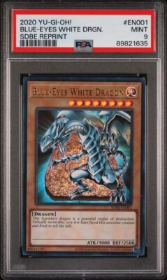 2020 YU-GI-OH! SAGA OF BLUE EYES WHITE DRAGON STRUCTURE DECK REPRINT  PSA 9 4640-image