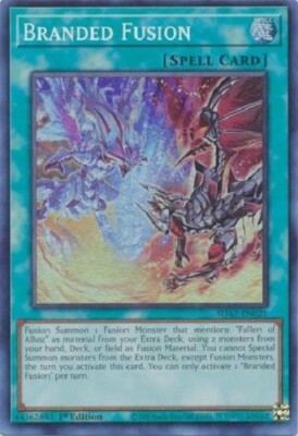 *** BRANDED FUSION *** SUPER RARE 1ST EDITION SDAZ-EN021 YUGIOH!-image