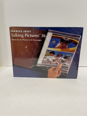 Sharper Image Talking Pictures 36 Album For 36 4X6  Pictures & 36 Messages -image