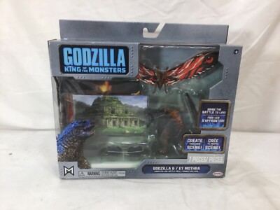 Jakks 2019 Godzilla King Of Monsters Godzilla Mothra Battle Pack Figure Set NEW-image