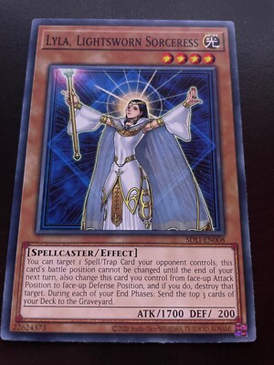 Lyla, Lightsworn Sorceress SDLI-EN008 Structure Deck: Realm of Light 1st Edition-image