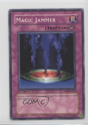 2005 Yu-Gi-Oh! Warrior's Triumph Structure Deck 1st Edition Magic Jammer 12ka-image