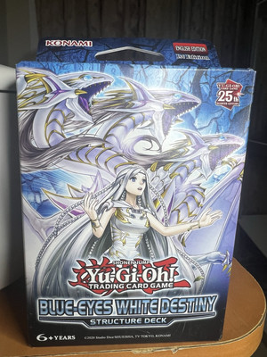 Yugioh Structure Deck Blue-Eyes White Destiny 1st Edition Sealed-image