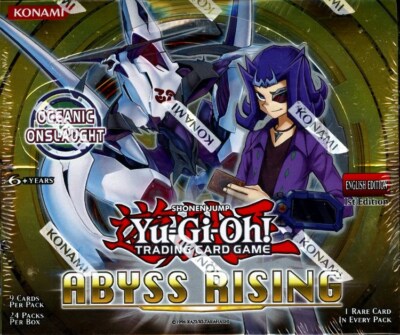 YUGIOH ABYSS RISING 1ST EDITION BOOSTER BOX BLOWOUT CARDS-image