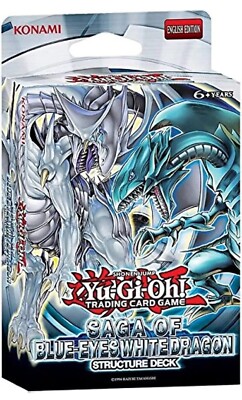 YuGiOh Saga of Blue-Eyes White Dragon Structure Deck UNLIMITED Edition Sealed-image