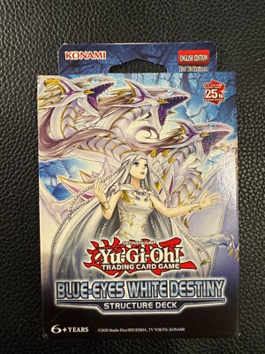 YuGiOh Euro English - Blue-Eyes White Destiny Structure Deck (Sealed)-image