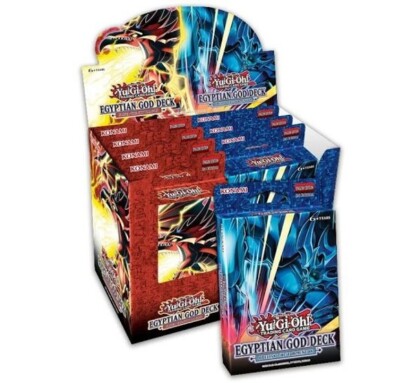Yugioh TCG Egyptian God STRUCTURE DECK 1st Edition DISPLAY Box (8 Decks) SEALED!-image