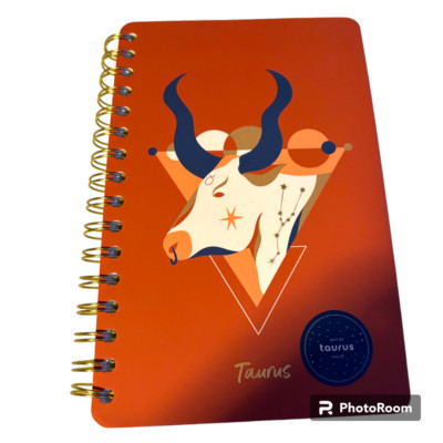 Be Rooted Zodiac TAURUS Spiral Bound College Ruled Hard Cover Journal-image