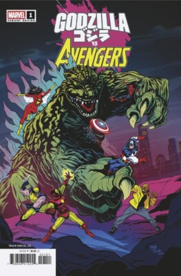 Godzilla Vs Avengers #1 Dave Bardin Variant Pre Order 6/18 Marvel Comics-image
