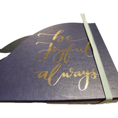 Be Joyful Always Journal Spiral Notebook Diary Lined 8x6 Scribble & Scribe-image