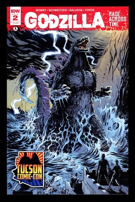 Godzilla Rage Across Time 2 Variant Comic Tucson IDW Kaiju King of the Monsters-image
