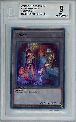 Yugioh! Token - SDCH-ENT03 - Super Rare - 1st Edition BGS 9-image