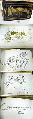 AUTOGRAPH ALBUM,c.1870 -1930, Hummelstown,Pennsylvania, PA.-image